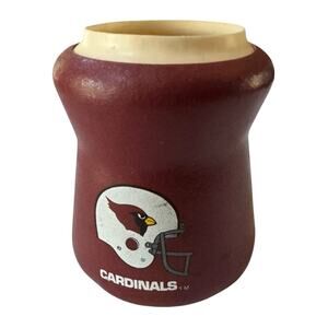 VTG Arizona Cardinals Helmet Beer Can Koozie NFL Football Tailgate Holder Retro